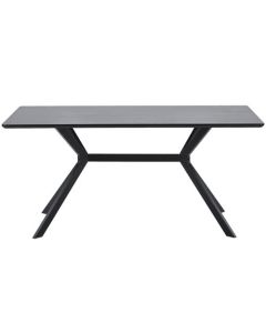 Mesa de Comedor Charleston - Rectangular MDF Negro 160x90cm