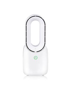 Ventilador de Mesa Sin Aspas, tres velocidades, Blanco