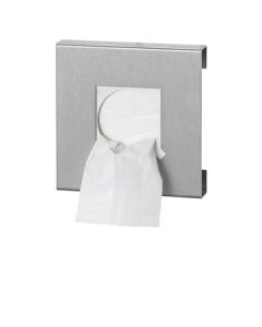Dispensador de bolsas de higiene (papel/plástico) de acero inoxidable