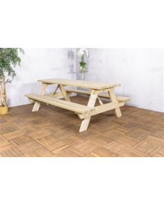 Banco de picnic de jardín Phoenix Norte de Europa de madera de pino