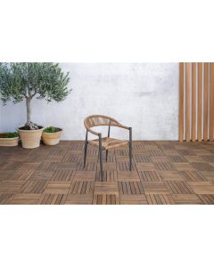 Silla de jardín Göteborg Aluminio