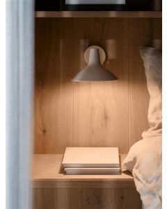 Wandlamp Pardubice Zandkleurig