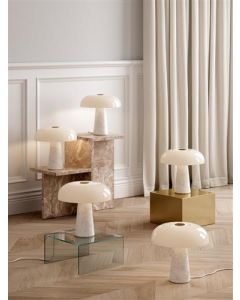 Lámpara de mesa Charleroi Mármol (disponible en varios colores)