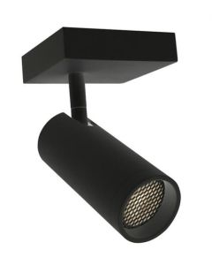 Foco de techo - negro - incluye LED 4,8 W regulable