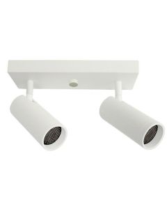 Luz de techo - blanca - 2 luces incl. LED 4,8 W regulable