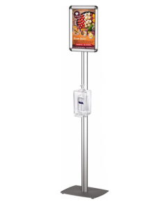 Stand de información sobre higiene de manos